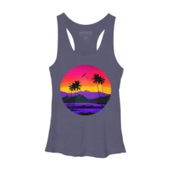 Women's Design By Humans The Color Of Paradise By Clingcling Racerback Tank Top -Design By Humans GUEST 229612ab c805 488b b070 7017ca736df8