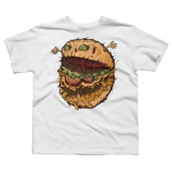 Boy's Design By Humans Monster Burger By LetterQ T-Shirt 19 Boy's Design By Humans Monster Burger By LetterQ T-Shirt -Design By Humans GUEST 23416366 2f7e 4036 a4bd 600ce1a70116