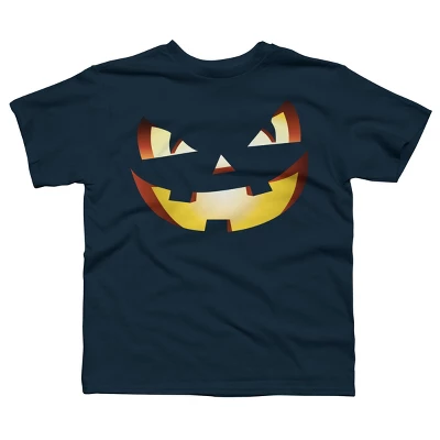 Boy's Design By Humans Halloween Pumpkin Evil Smiley Face By Artdim T-Shirt 4 Boy's Design By Humans Halloween Pumpkin Evil Smiley Face By Artdim T-Shirt - Image 4