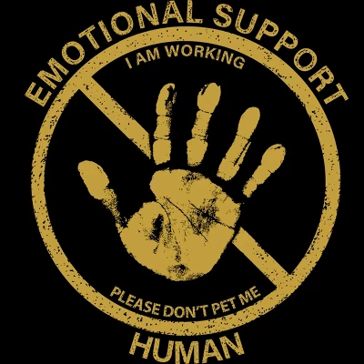 Junior's Design By Humans Service Animal By TenkenNoKaiten T-Shirt 1 Junior's Design By Humans Service Animal By TenkenNoKaiten T-Shirt