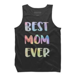 Men's Design By Humans Best Mom Ever Rainbow Bubble Text By MiuMiuShop Tank Top -Design By Humans GUEST 256614ac be3c 4bf8 9207 078829a7b152