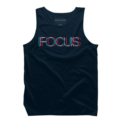 Men's Design By Humans FOCUS By BLACKSTONE Tank Top 4 Men's Design By Humans FOCUS By BLACKSTONE Tank Top - Image 4