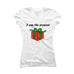 Junior's Design By Humans Best Christmas Present By Storms98 T-Shirt -Design By Humans GUEST 26b31321 ca18 4f5e 8f01 f05e08c9f8c5