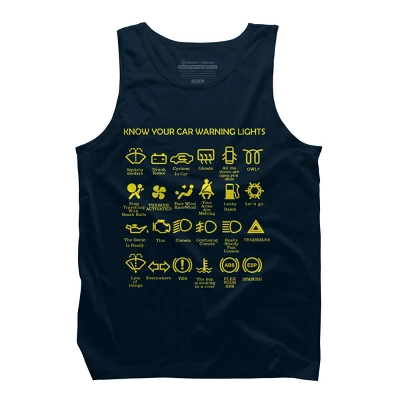 Men's Design By Humans KNOW YOUR CAR WARNING LIGHTS By MYSUNLIFE Tank Top 5 Men's Design By Humans KNOW YOUR CAR WARNING LIGHTS By MYSUNLIFE Tank Top - Image 5