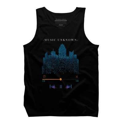 Men's Design By Humans Music Unknown By Pilipsjanuarius Tank Top 2 Men's Design By Humans Music Unknown By Pilipsjanuarius Tank Top - Image 2