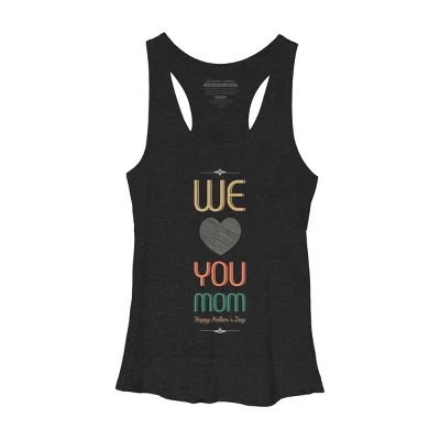 Women's Design By Humans Mother's Day We Love You Mom By Tmsarts Racerback Tank Top 2 Women's Design By Humans Mother's Day We Love You Mom By Tmsarts Racerback Tank Top - Image 2