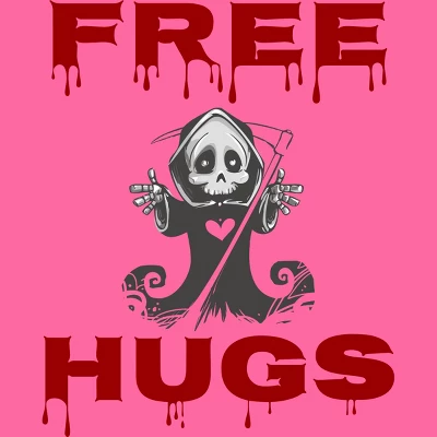 Women's Design By Humans Free Hugs Evil Scary Grim Reaper Halloween Gift By Pipetro Racerback Tank Top 1 Women's Design By Humans Free Hugs Evil Scary Grim Reaper Halloween Gift By Pipetro Racerback Tank Top