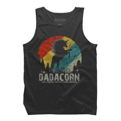 Men's Design By Humans Dadacorn Like A Normal Dad, More Awesome By Shirtpublic Tank Top 3 Men's Design By Humans Dadacorn Like A Normal Dad, More Awesome By Shirtpublic Tank Top - Image 3