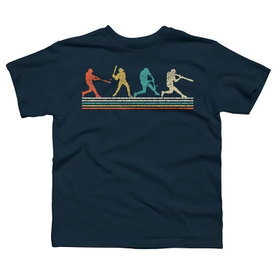 Boy's Design By Humans Vintage Distressed Baseball Swing By LuckyCharm99 T-Shirt 7 Boy's Design By Humans Vintage Distressed Baseball Swing By LuckyCharm99 T-Shirt - Image 7