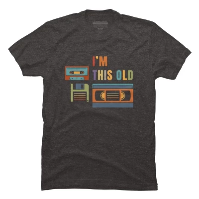 Men's Design By Humans I'm This Old - Old Data Storage Media By DsgnCraft T-Shirt 8 Men's Design By Humans I'm This Old - Old Data Storage Media By DsgnCraft T-Shirt - Image 8