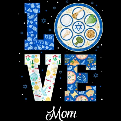 Women's Design By Humans Love Mom Passover Decorations By Dtam2022 Racerback Tank Top 1 Women's Design By Humans Love Mom Passover Decorations By Dtam2022 Racerback Tank Top