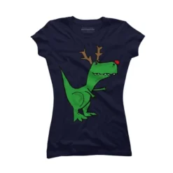 Junior's Design By Humans Cool Funny Christmas T-Rex Dinosaur With Antlers By SmileToday T-Shirt 9 Junior's Design By Humans Cool Funny Christmas T-Rex Dinosaur With Antlers By SmileToday T-Shirt -Design By Humans GUEST 2b1118e1 a18c 4864 812a 275fc183a3f8