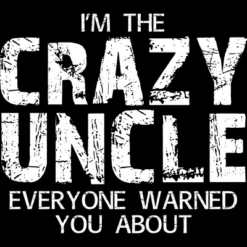 Men's Design By Humans The Crazy Uncle Everyone Warned You By ZeusSE Tank Top
