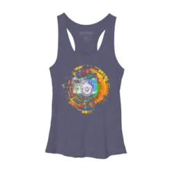 Women's Design By Humans Capture The Colors By Clingcling Racerback Tank Top -Design By Humans GUEST 2e244511 bd85 459c b117 38dc700e2b61