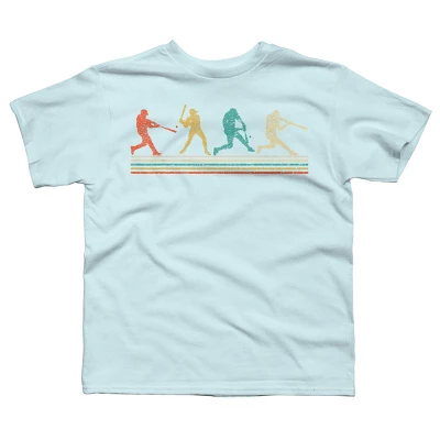 Boy's Design By Humans Vintage Distressed Baseball Swing By LuckyCharm99 T-Shirt 3 Boy's Design By Humans Vintage Distressed Baseball Swing By LuckyCharm99 T-Shirt - Image 3