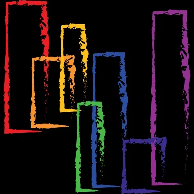 Design By Humans Rainbow Rectangles Abstract By Tank Top 1 Design By Humans Rainbow Rectangles Abstract By Tank Top