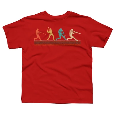 Boy's Design By Humans Vintage Distressed Baseball Swing By LuckyCharm99 T-Shirt 6 Boy's Design By Humans Vintage Distressed Baseball Swing By LuckyCharm99 T-Shirt - Image 6