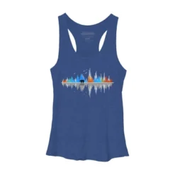 Women's Design By Humans Sounds Of Nature Color Tree Notes By NomAdartStudio Racerback Tank Top -Design By Humans GUEST 30e5b2c3 d60e 4056 a0c8 d3be762623f0