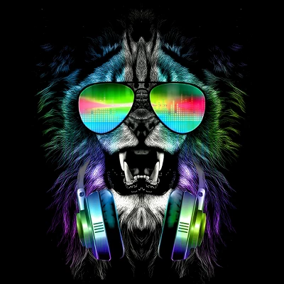 Women's Design By Humans Music Jungle By Clingcling Racerback Tank Top 1 Women's Design By Humans Music Jungle By Clingcling Racerback Tank Top