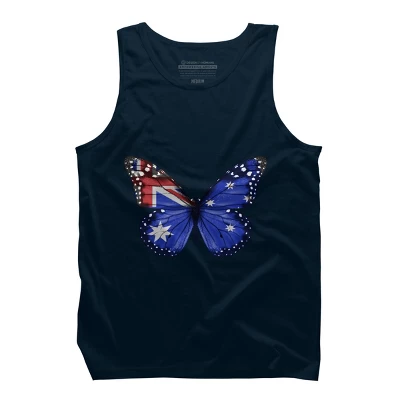 Men's Design By Humans Butterfly Flag Of Australia By GiftsIdeas Tank Top 5 Men's Design By Humans Butterfly Flag Of Australia By GiftsIdeas Tank Top - Image 5
