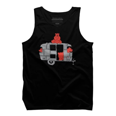 Men's Design By Humans Watch Out That's A Bearstream By NDTank Tank Top 2 Men's Design By Humans Watch Out That's A Bearstream By NDTank Tank Top - Image 2
