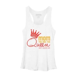 Women's Design By Humans Mother's Day Mom You Are The Queen By Tmsarts Racerback Tank Top -Design By Humans GUEST 33942002 2f68 4f62 9fd8 8d32d030ea34