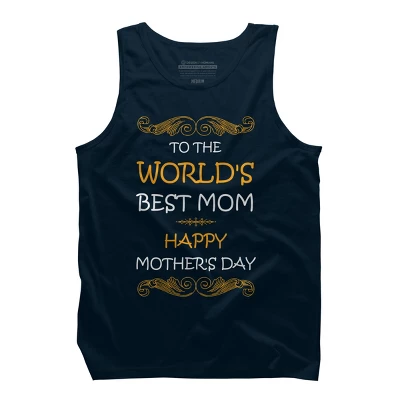 Men's Design By Humans Happy Mother's Day World's Best Mom By Tmsarts Tank Top 5 Men's Design By Humans Happy Mother's Day World's Best Mom By Tmsarts Tank Top - Image 5
