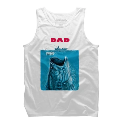 Men's Design By Humans Dad Needs A Bigger Bass Fishing Boat By MudgeStudios Tank Top 4 Men's Design By Humans Dad Needs A Bigger Bass Fishing Boat By MudgeStudios Tank Top - Image 4