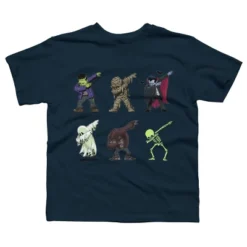 Boy's Design By Humans Dabbing Halloween Creatures Skeleton Zombie Dab By Vomaria T-Shirt -Design By Humans GUEST 3683d828 9e90 4a9c 853a 915625d66626