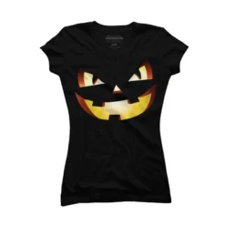Junior's Design By Humans Halloween Pumpkin Evil Smiley Face By Artdim T-Shirt 8 Junior's Design By Humans Halloween Pumpkin Evil Smiley Face By Artdim T-Shirt -Design By Humans GUEST 369154f9 7788 4afb 9310 cde2fb1e1649