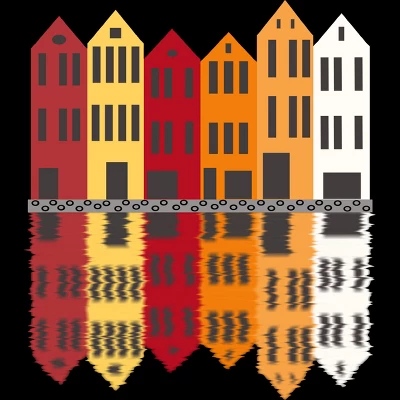 Women's Design By Humans Wooden Houses By Gegogneto Racerback Tank Top 1 Women's Design By Humans Wooden Houses By Gegogneto Racerback Tank Top