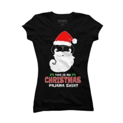 Junior's Design By Humans This Is My Christmas Pajama Shirt Gamer Video Game Santa By TELO213 T-Shirt -Design By Humans GUEST 3a12bd0a 532a 4862 8903 cb78db807096