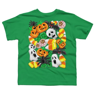 Boy's Design By Humans Halloween Spooky Candies Party By BluedarkArt T-Shirt 4 Boy's Design By Humans Halloween Spooky Candies Party By BluedarkArt T-Shirt - Image 4