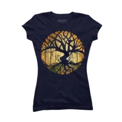 Junior's Design By Humans Druid Tree By EVA3 T-Shirt -Design By Humans GUEST 3ad62583 4590 44d3 a500 fa0d09fdf768