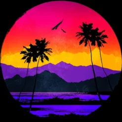 Men's Design By Humans The Color Of Paradise By Clingcling Tank Top