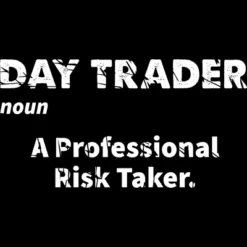 Men's Design By Humans Day Trader Definition By MadderTees Tank Top