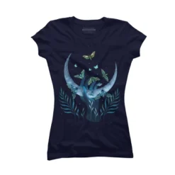 Junior's Design By Humans Moth - Hand By EpisodicDrawing T-Shirt -Design By Humans GUEST 3cade77c ae3f 4df8 9222 ada32a2e8819