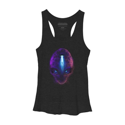 Women's Design By Humans Abduction By Alnavasord Racerback Tank Top 2 Women's Design By Humans Abduction By Alnavasord Racerback Tank Top - Image 2