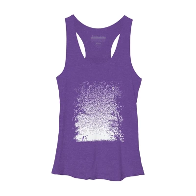 Women's Design By Humans Pixel Space By Daletheskater Racerback Tank Top 7 Women's Design By Humans Pixel Space By Daletheskater Racerback Tank Top - Image 7