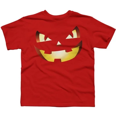 Boy's Design By Humans Halloween Pumpkin Evil Smiley Face By Artdim T-Shirt 6 Boy's Design By Humans Halloween Pumpkin Evil Smiley Face By Artdim T-Shirt - Image 6