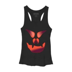 Women's Design By Humans Halloween Monster By LamaStar Racerback Tank Top -Design By Humans GUEST 41377b8c fe82 4d14 88b2 1fbb6aff03db