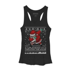 Women's Design By Humans Dabbing Through The Snow Santa Shirt Ugly Christmas Sweater By Vomaria Racerback Tank Top 5 Women's Design By Humans Dabbing Through The Snow Santa Shirt Ugly Christmas Sweater By Vomaria Racerback Tank Top -Design By Humans GUEST 43511ea7 fc67 4521 a231 f415938e46a8