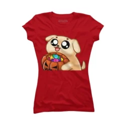 Junior's Design By Humans Halloween Candy Pup By Puppers T-Shirt 14 Junior's Design By Humans Halloween Candy Pup By Puppers T-Shirt -Design By Humans GUEST 4524f5d5 7177 44d4 93e2 8f93d4bcf57c