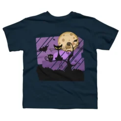 Boy's Design By Humans Night Halloween Moon By ChadiElHanchi T-Shirt 7 Boy's Design By Humans Night Halloween Moon By ChadiElHanchi T-Shirt -Design By Humans GUEST 45c07989 ba44 49f1 883e f6bd3ddfbe6f