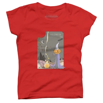 Girl's Design By Humans Halloween Magic Brewery By Runcatrun T-Shirt 7 Girl's Design By Humans Halloween Magic Brewery By Runcatrun T-Shirt - Image 7