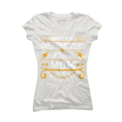 Junior's Design By Humans I Don't Have Superpowers But I'm A Mom By Ryona T-Shirt -Design By Humans GUEST 4830f719 fa6b 4426 b4b1 7c6dd769f735