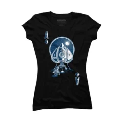 Junior's Design By Humans Ace Of Spaces By StevenToang T-Shirt -Design By Humans GUEST 48902f81 a7ea 4b92 9304 f85a28049e12