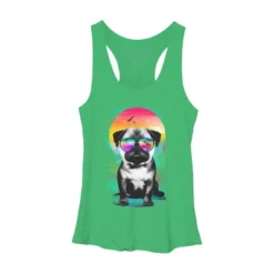Women's Design By Humans Summer Pug By Clingcling Racerback Tank Top 13 Women's Design By Humans Summer Pug By Clingcling Racerback Tank Top -Design By Humans GUEST 491e1e90 c01b 4d41 a2e4 0ff7a926bab4
