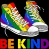 Design By Humans Be Kind Sneakers LGBTQIA PrideBy Legato Tendo Tank Top
