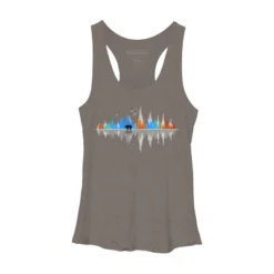 Women's Design By Humans Sounds Of Nature Color Tree Notes By NomAdartStudio Racerback Tank Top -Design By Humans GUEST 4b0c11d6 ea9f 4a08 b8b9 e4bcd5c4ef3f